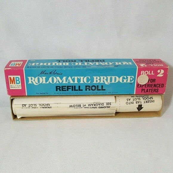 Vintage Rolomatic Bridge Machine Set 1 4940 and Refill Roll No. 2 4943 - Picture 3 of 3